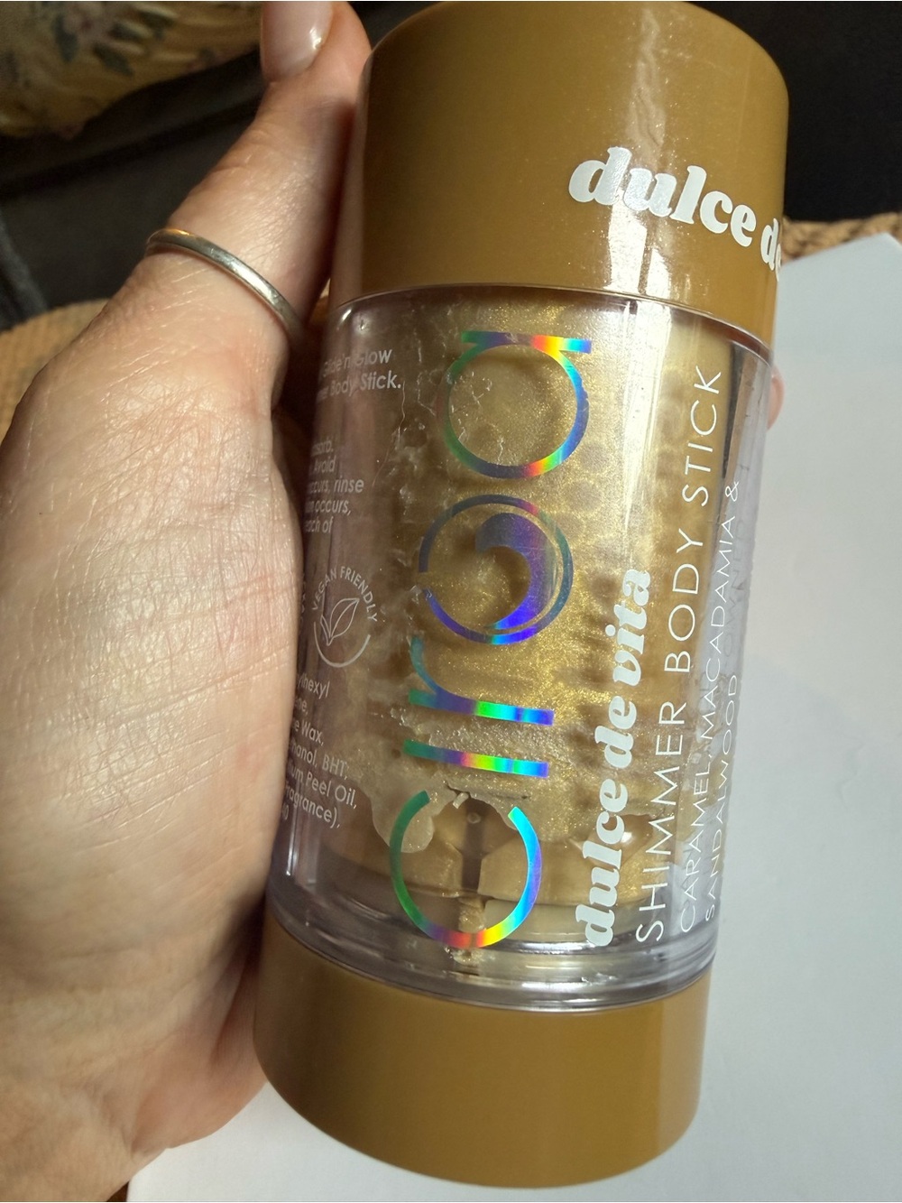 Dulce de Vita Shimmer Body Stick – Golden Bronze